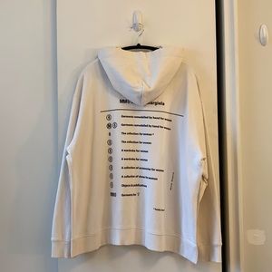 Maison Margiela MM6 Hoodie Off-white women’s large